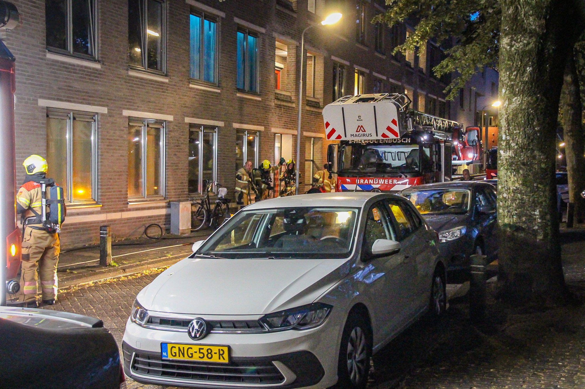Brand in appartement op vierde verdieping aan Noordwal in ’s-Hertogenbosch