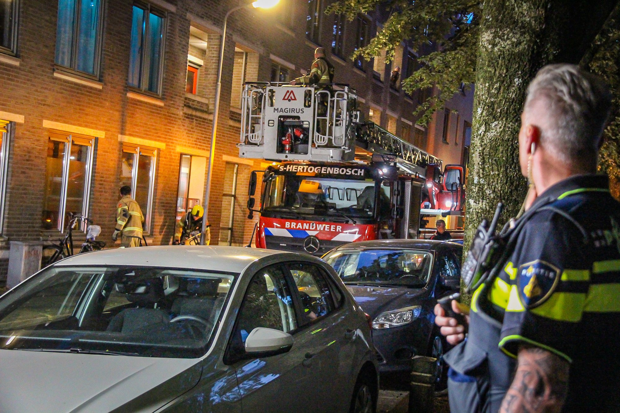 Brand in appartement op vierde verdieping aan Noordwal in ’s-Hertogenbosch