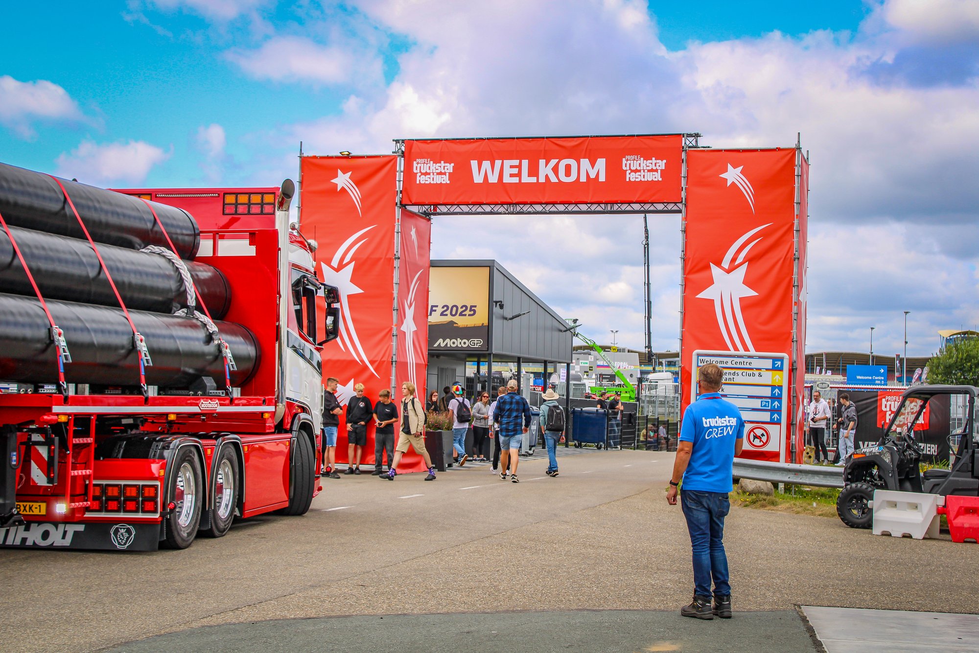 Duizenden vrachtwagens verzamelen zich voor Truckstar Festival in Assen