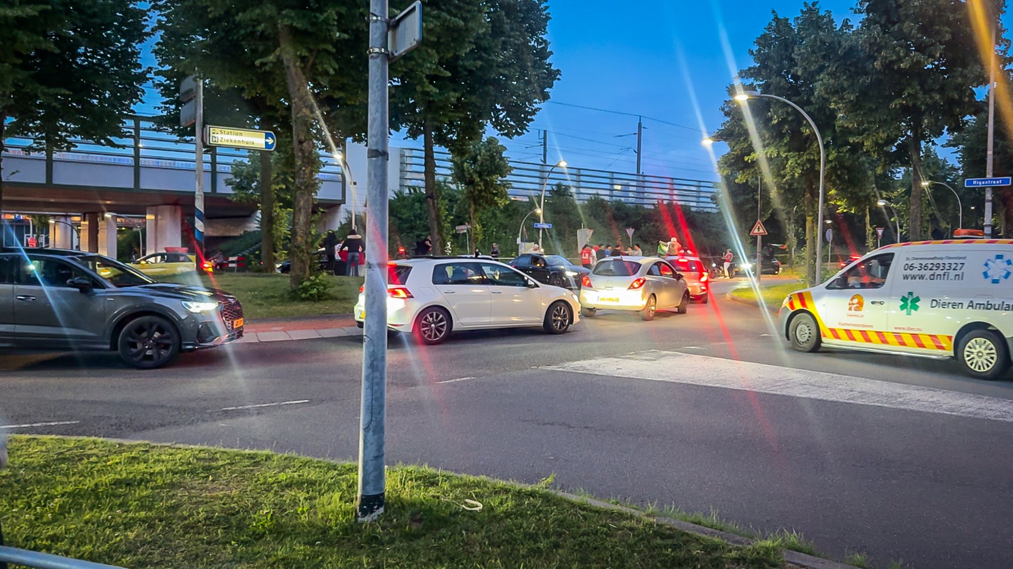 Marokkaanse overwinning op Canada zorgt voor feestelijke autostoet in Lelystad