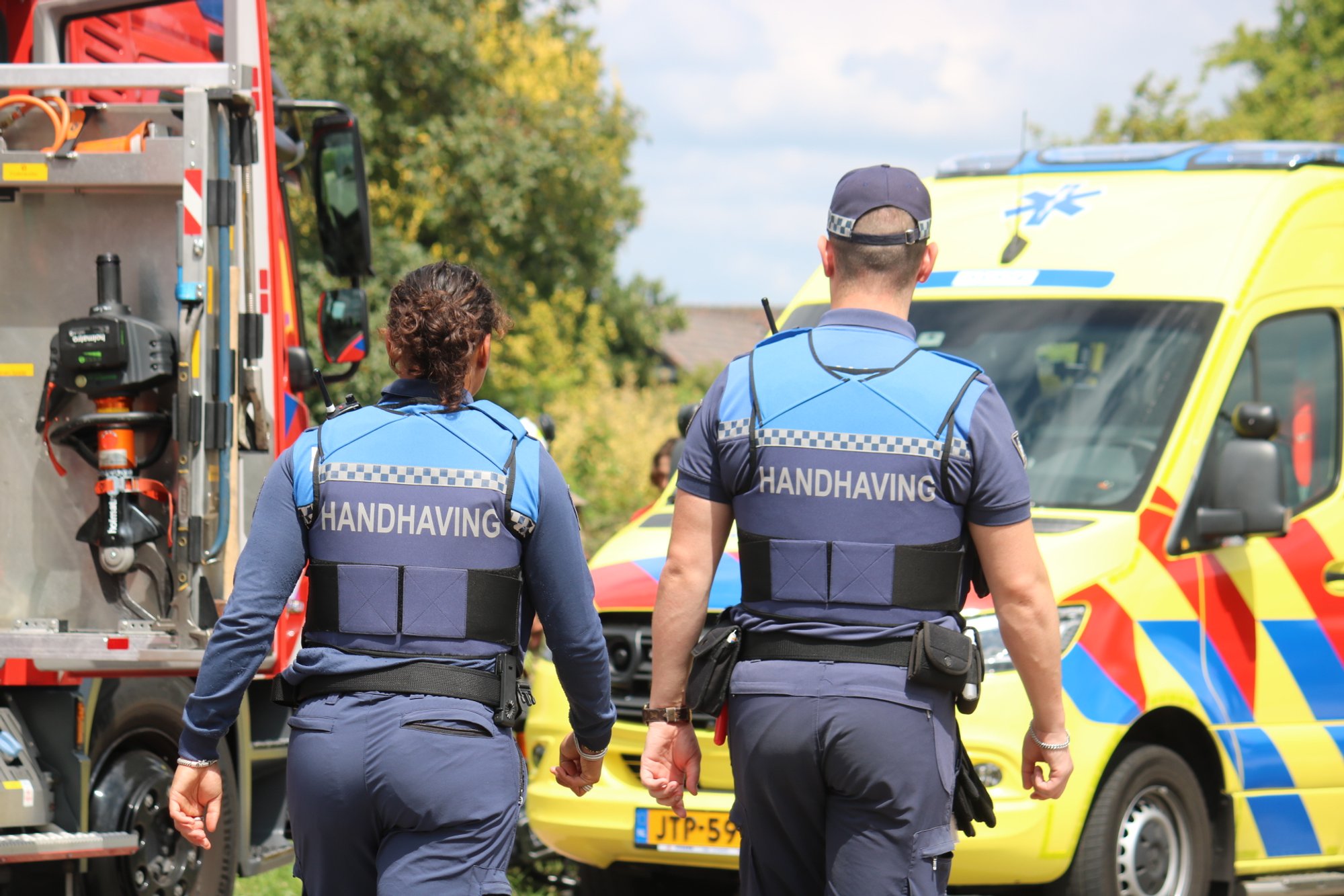 Ongeval met fatbike bestuurder bekneld met voet tussen spaken