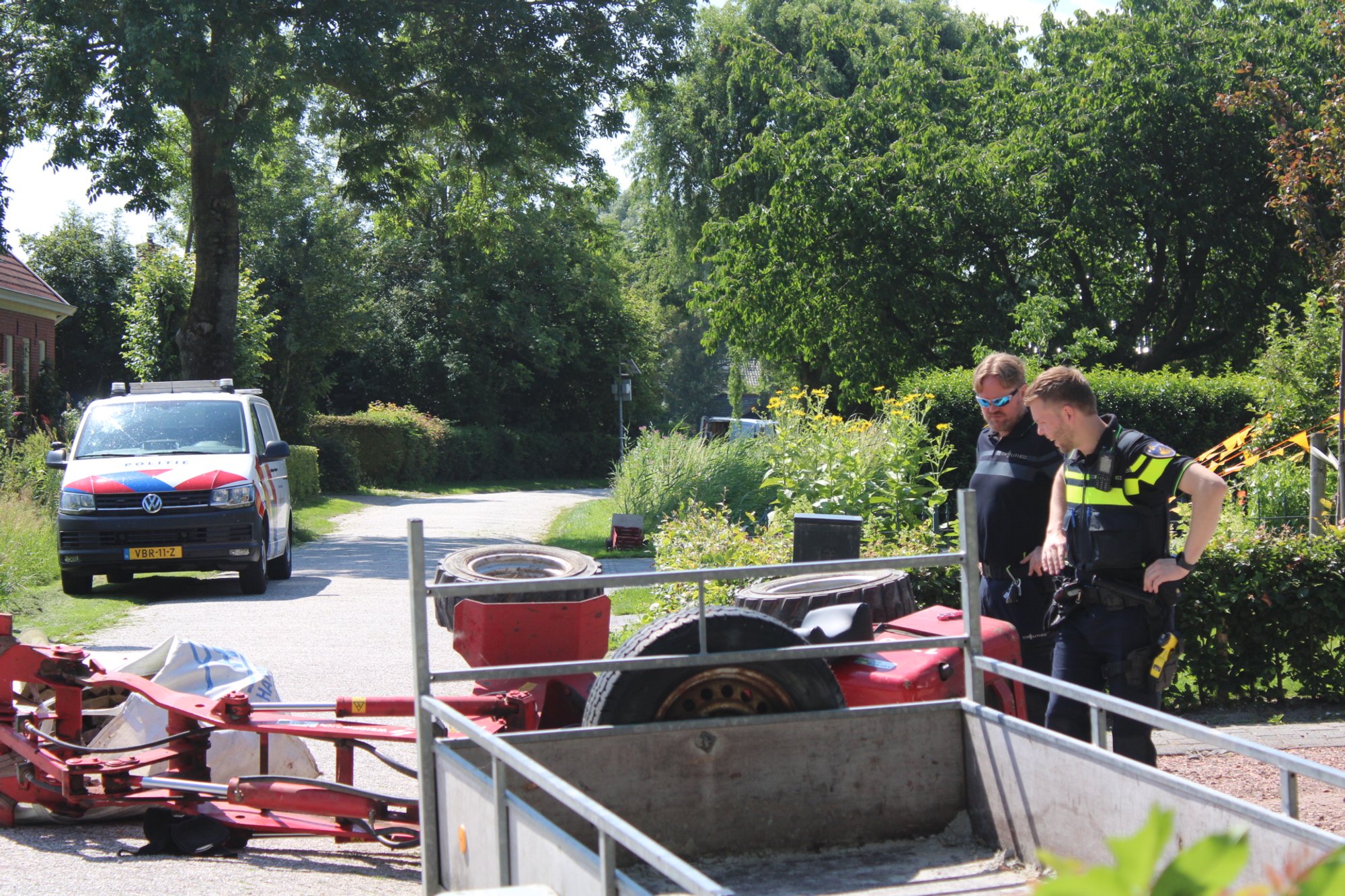Slachtoffer gereanimeerd na ernstig ongeval met trekker