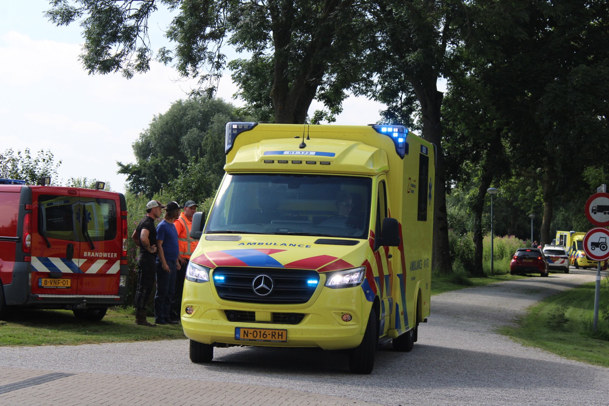 Slachtoffer gereanimeerd na ernstig ongeval met trekker
