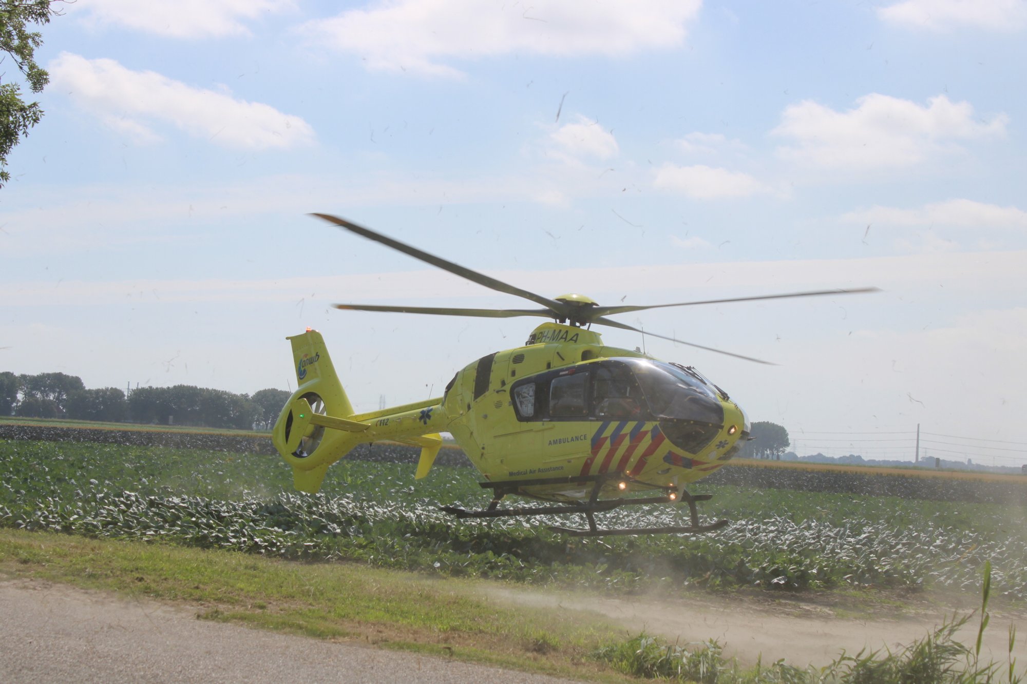 Slachtoffer gereanimeerd na ernstig ongeval met trekker