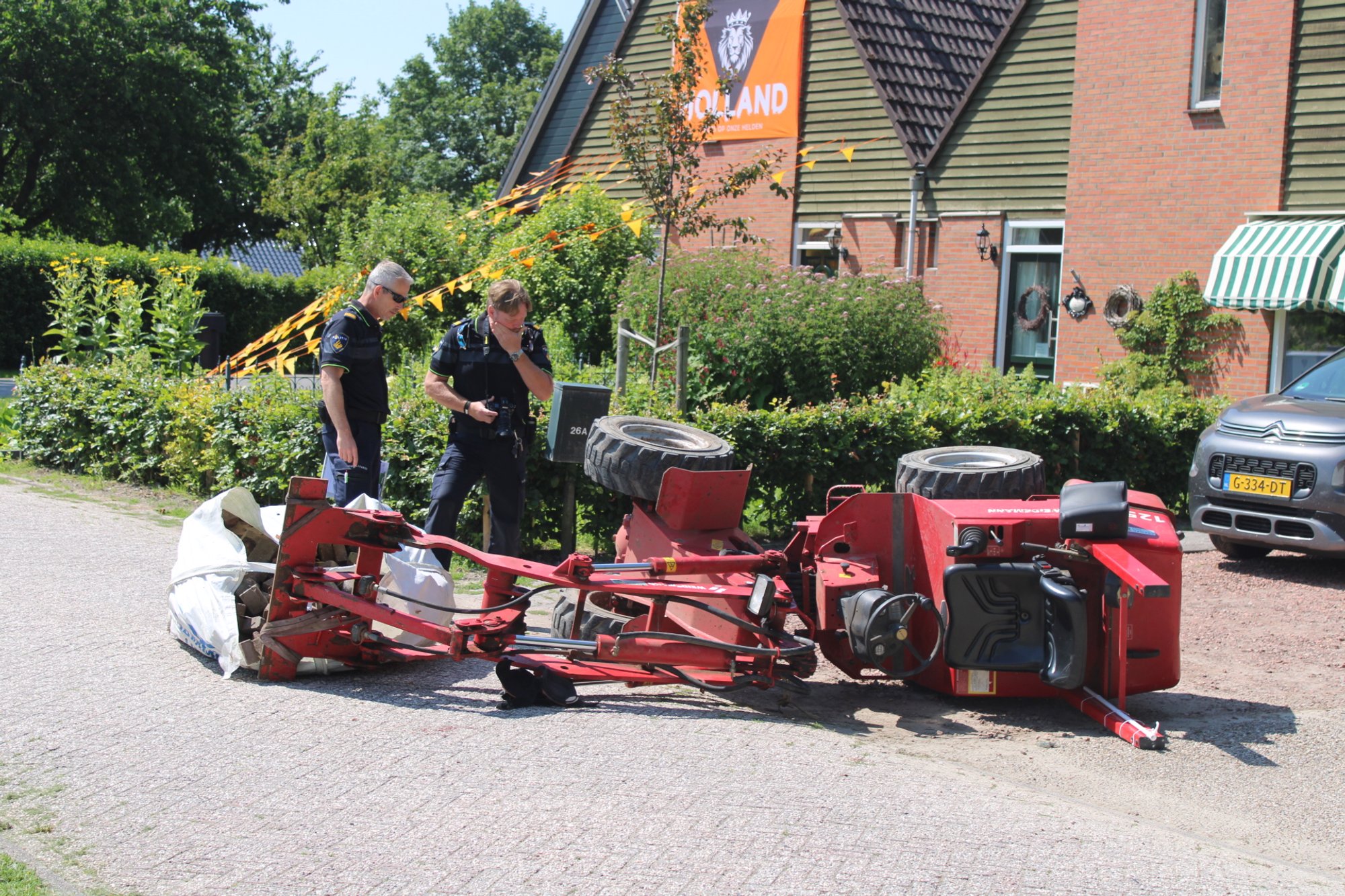 Slachtoffer gereanimeerd na ernstig ongeval met trekker