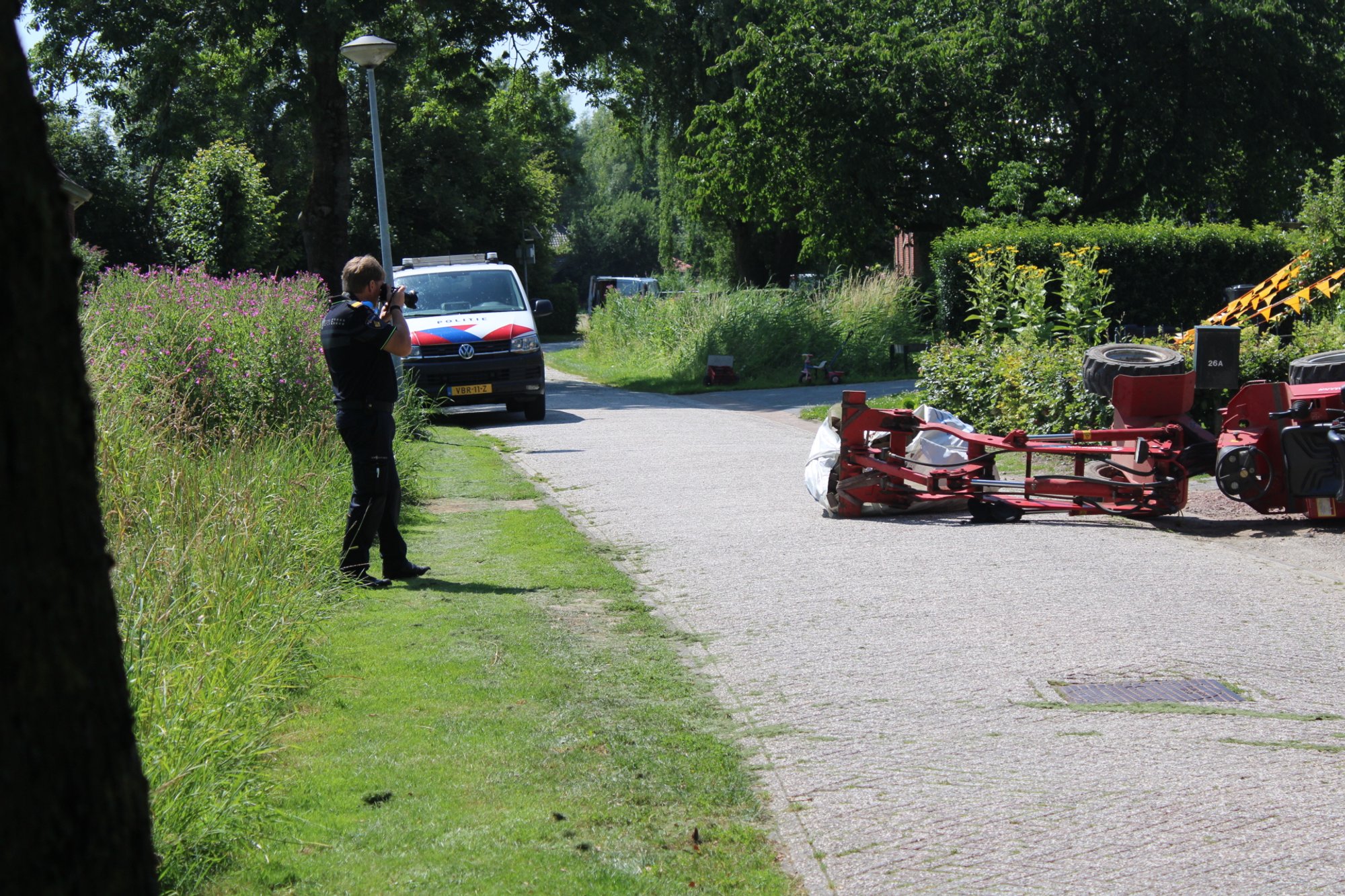 Slachtoffer gereanimeerd na ernstig ongeval met trekker