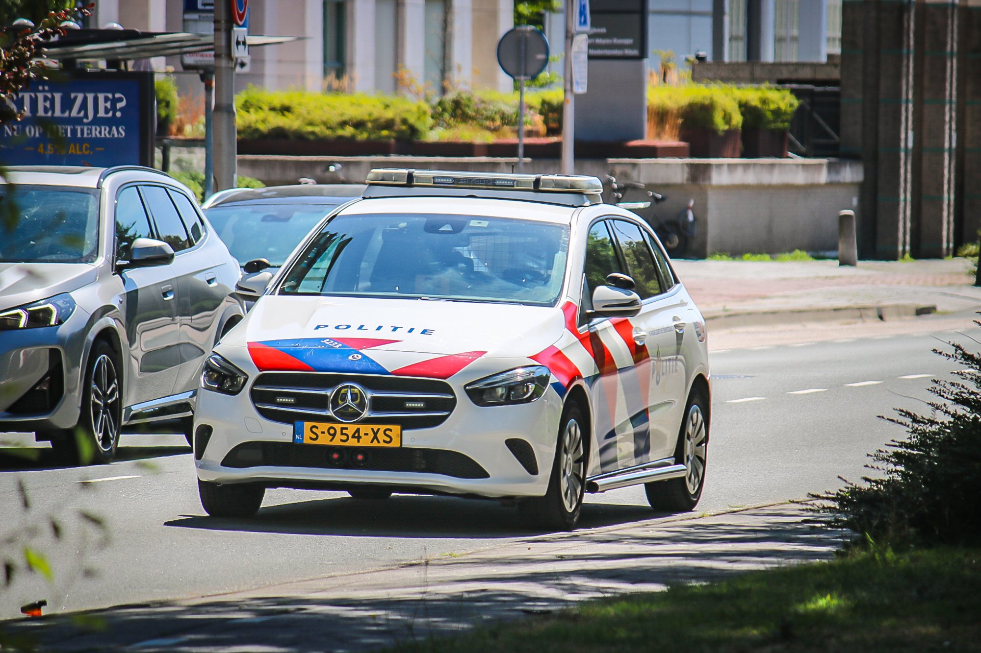 Aanrijding tussen fietser en motorrijder