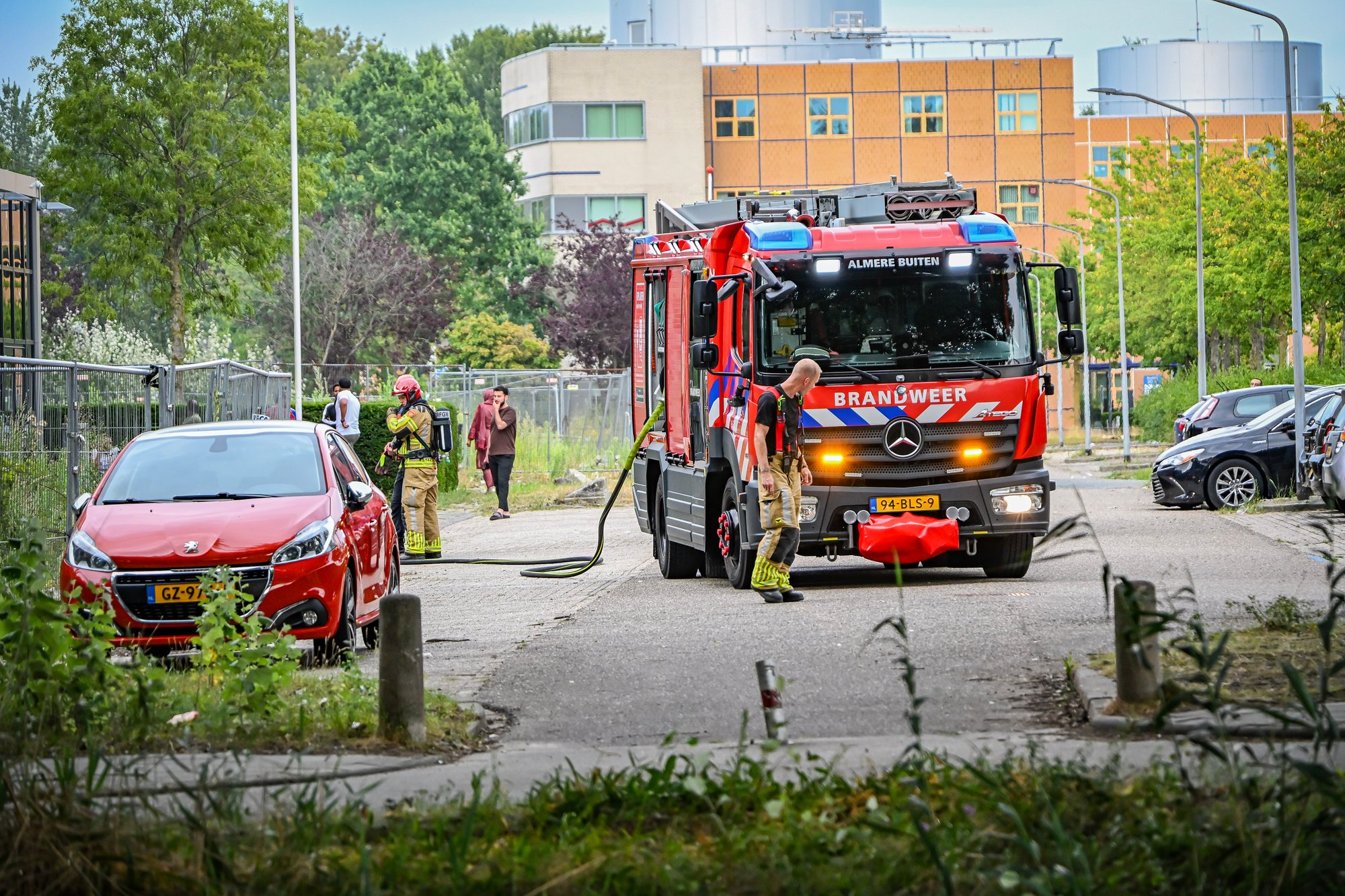 Brand in leegstaand pand aan Randstad 20 in Almere
