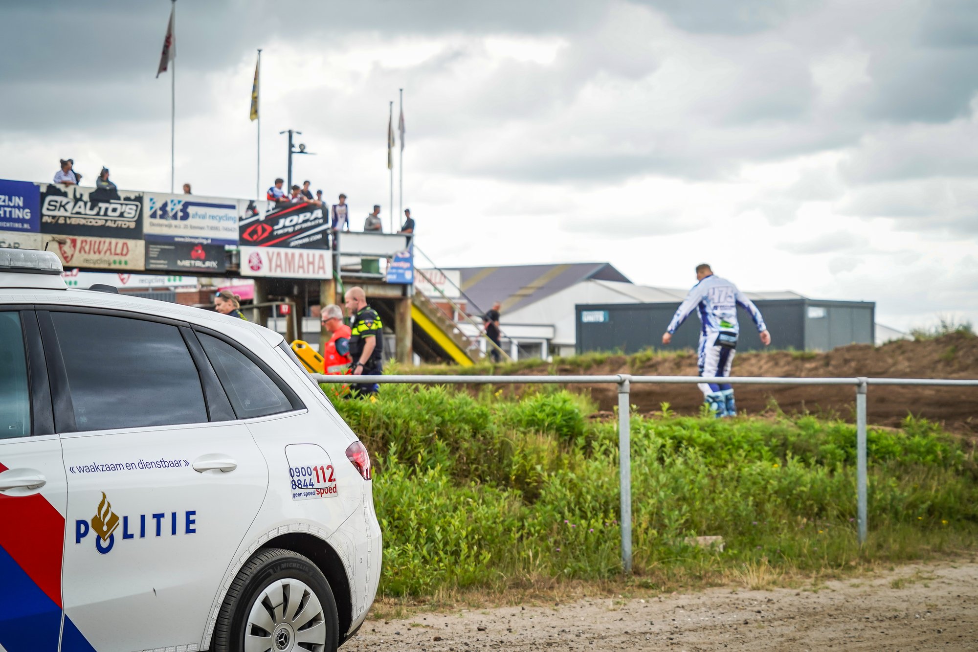 Ernstig eenzijdig ongeval met crossmotor bij Motodrome Emmer-Compascuum