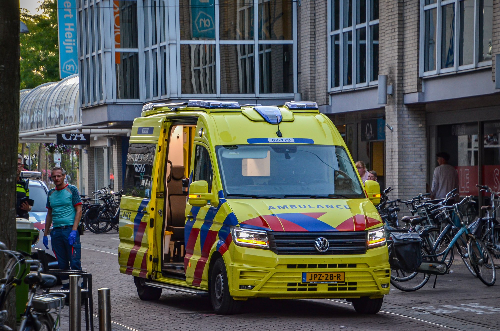 Fietser gewond na valpartij in Heerenveen