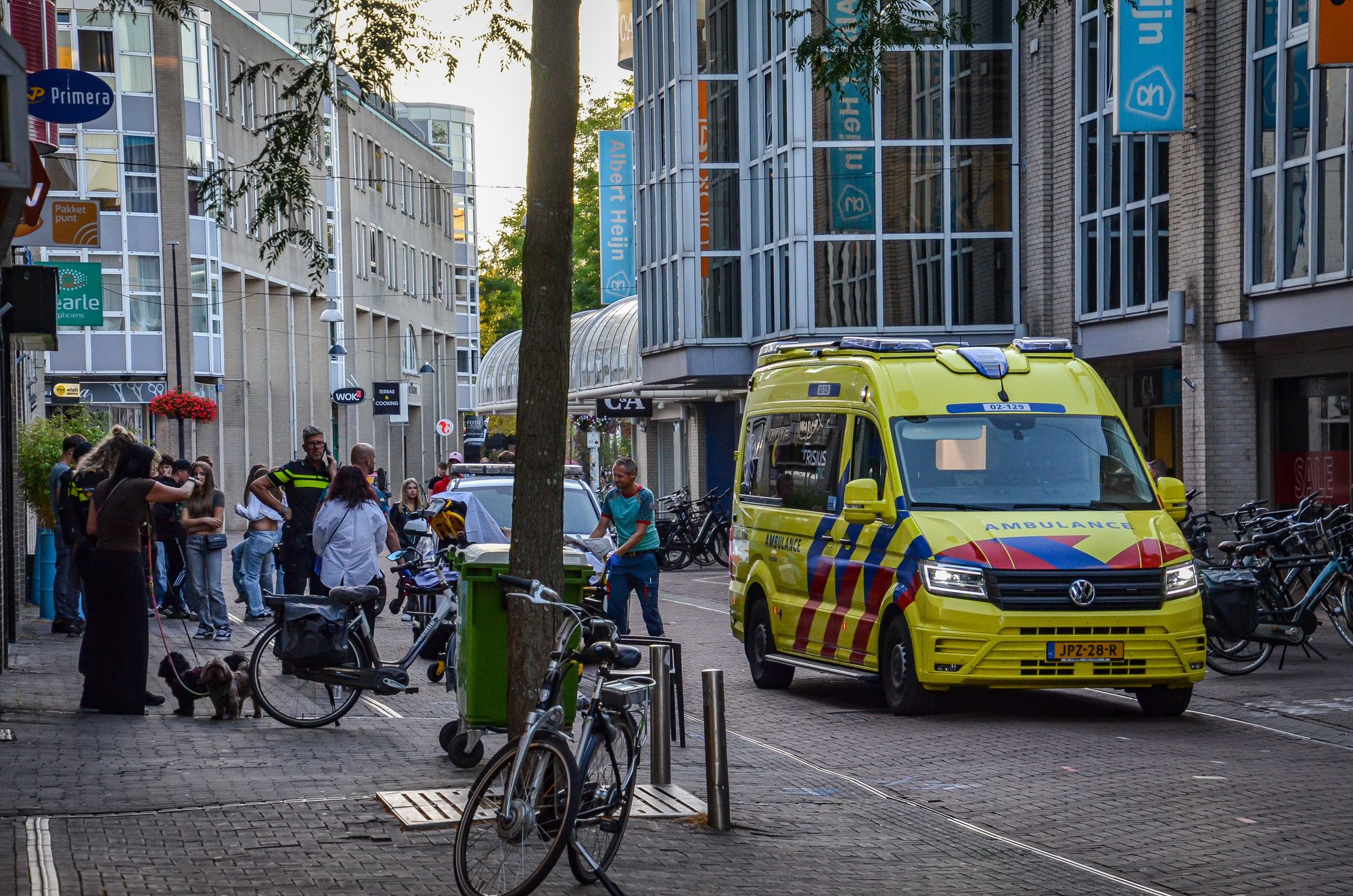 Fietser gewond na valpartij in Heerenveen