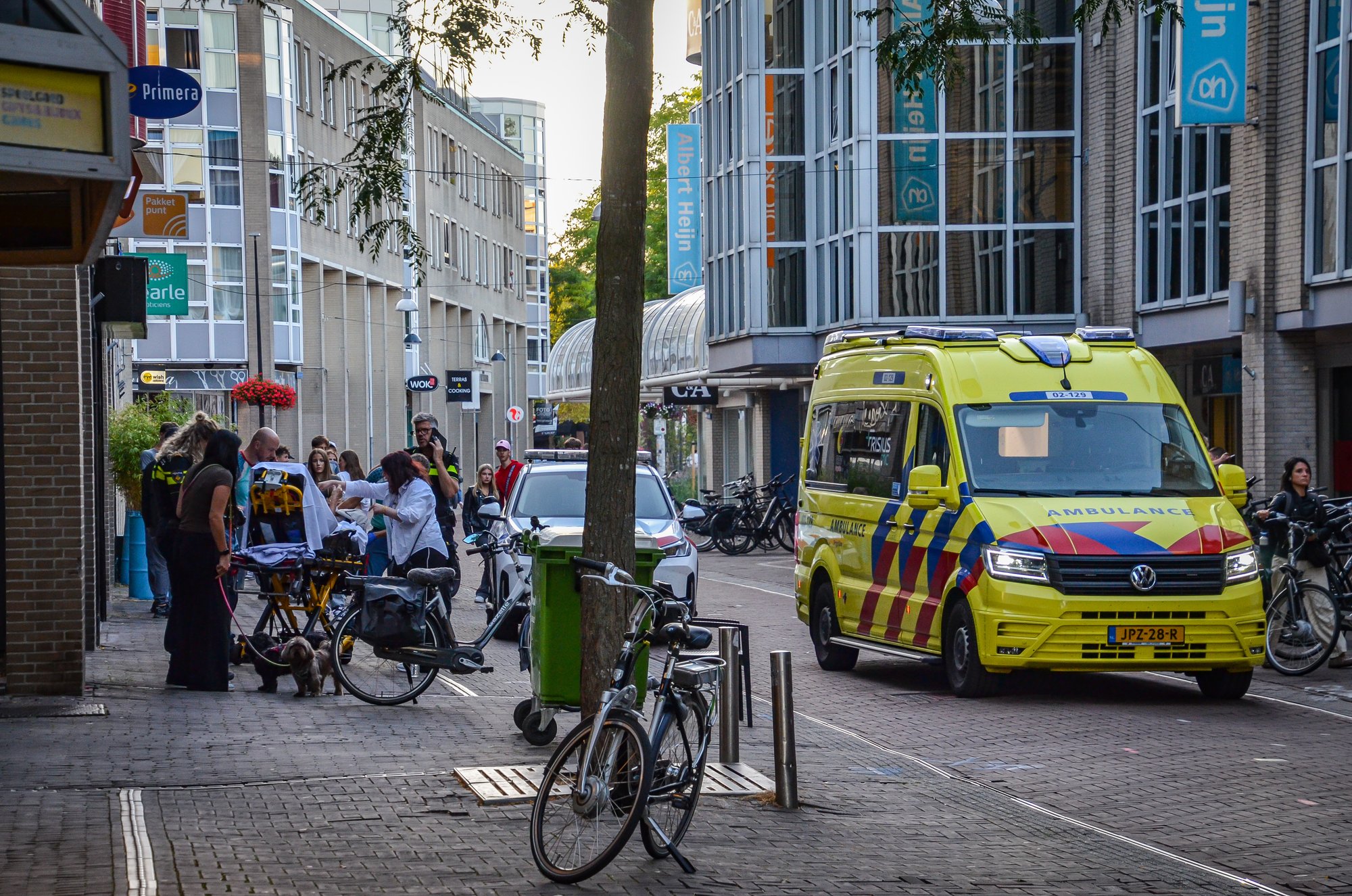 Fietser gewond na valpartij in Heerenveen