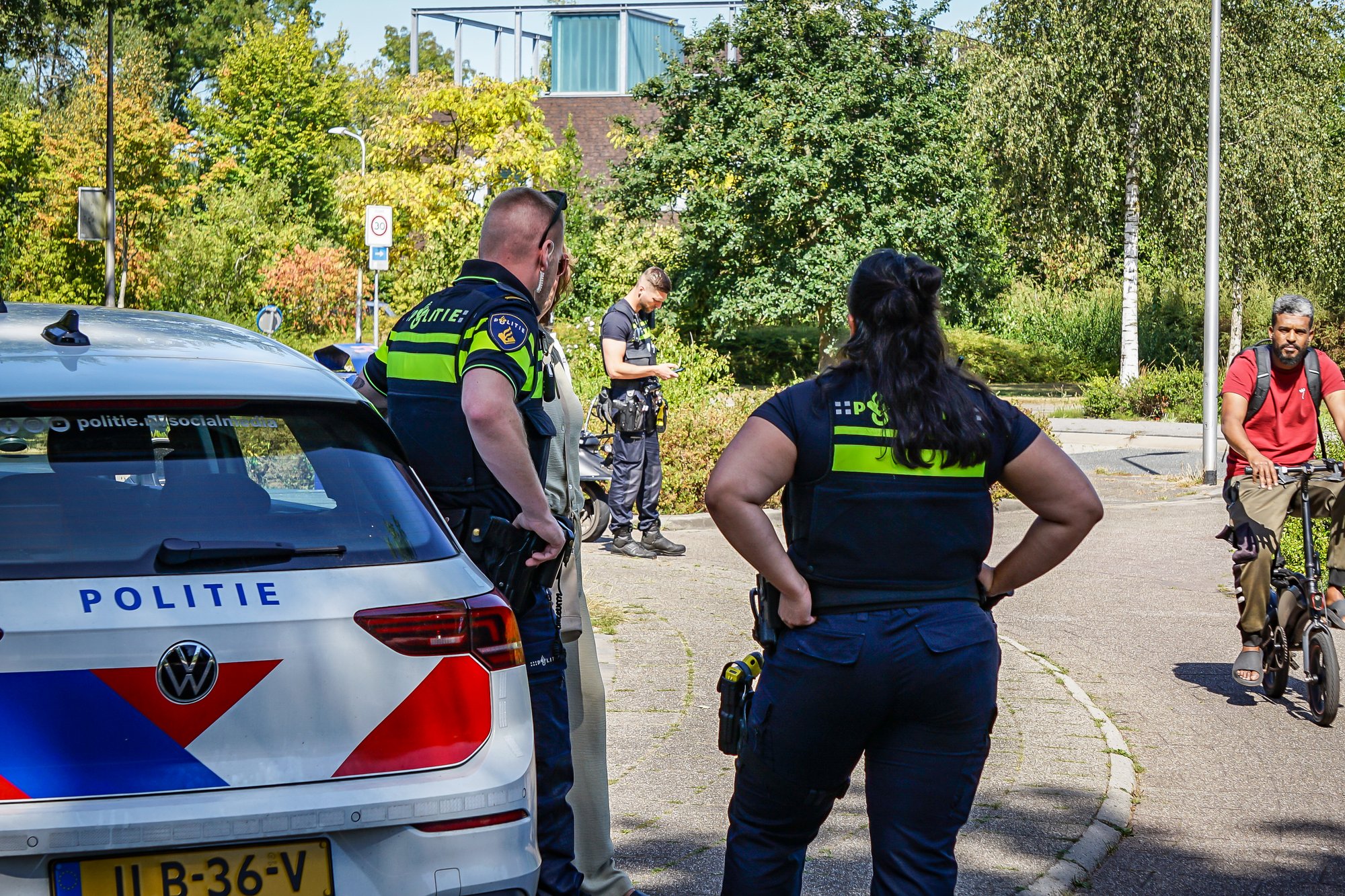 Geweldsincident aan harm smeengelaan in Hoogeveen.