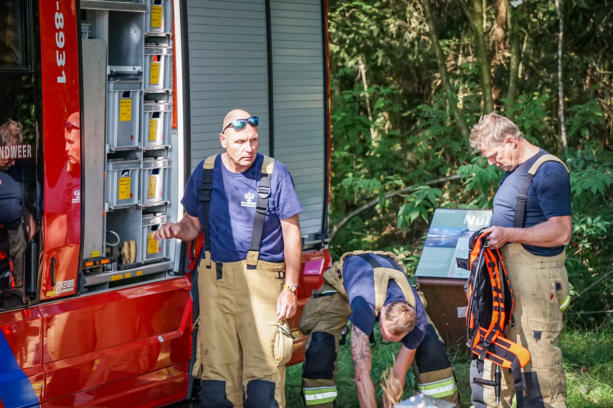 Natuurbrand snel onder controle in Pesse
