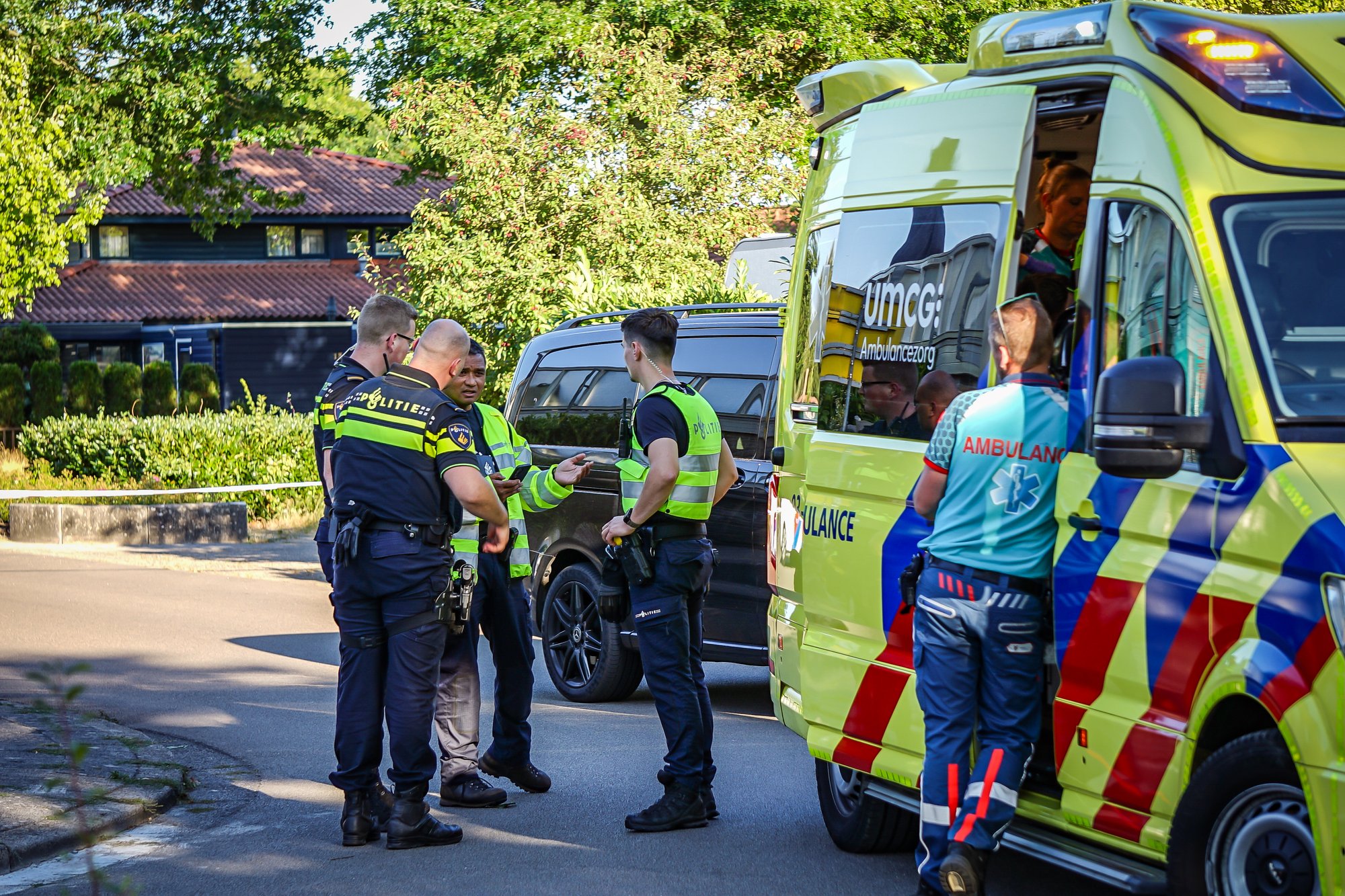 Ongeval tussen busje en scooter in Emmen
