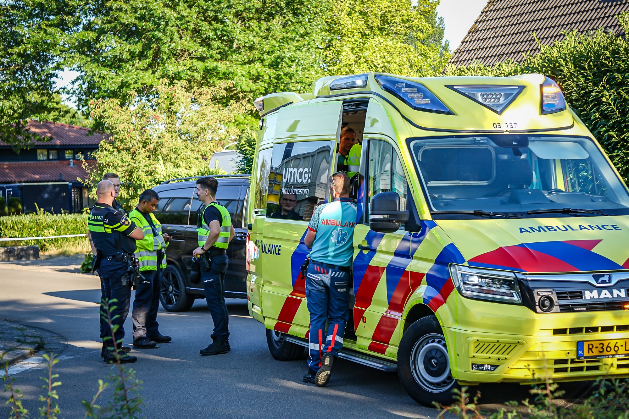 Ongeval tussen busje en scooter in Emmen