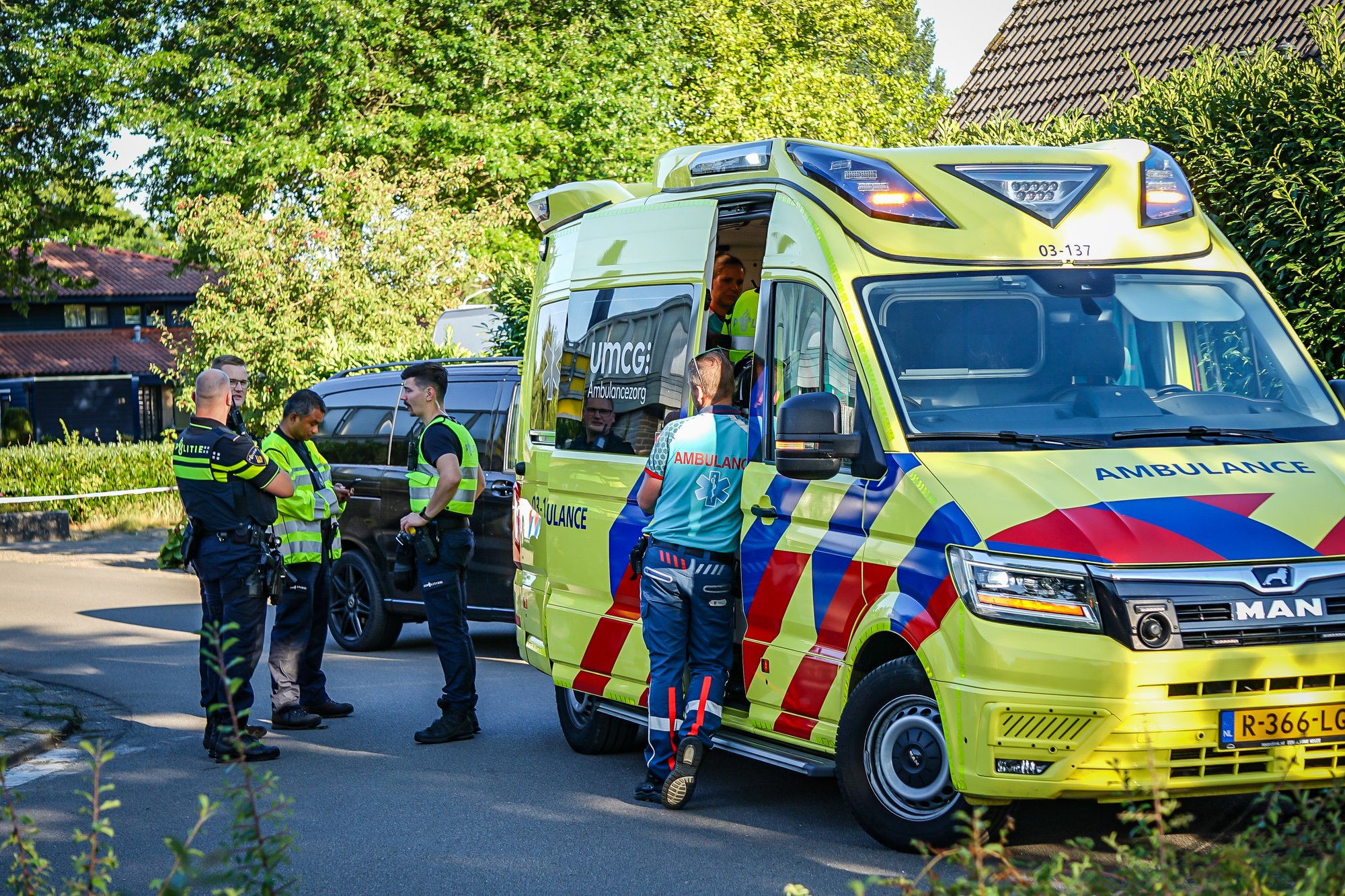 Ongeval tussen busje en scooter in Emmen