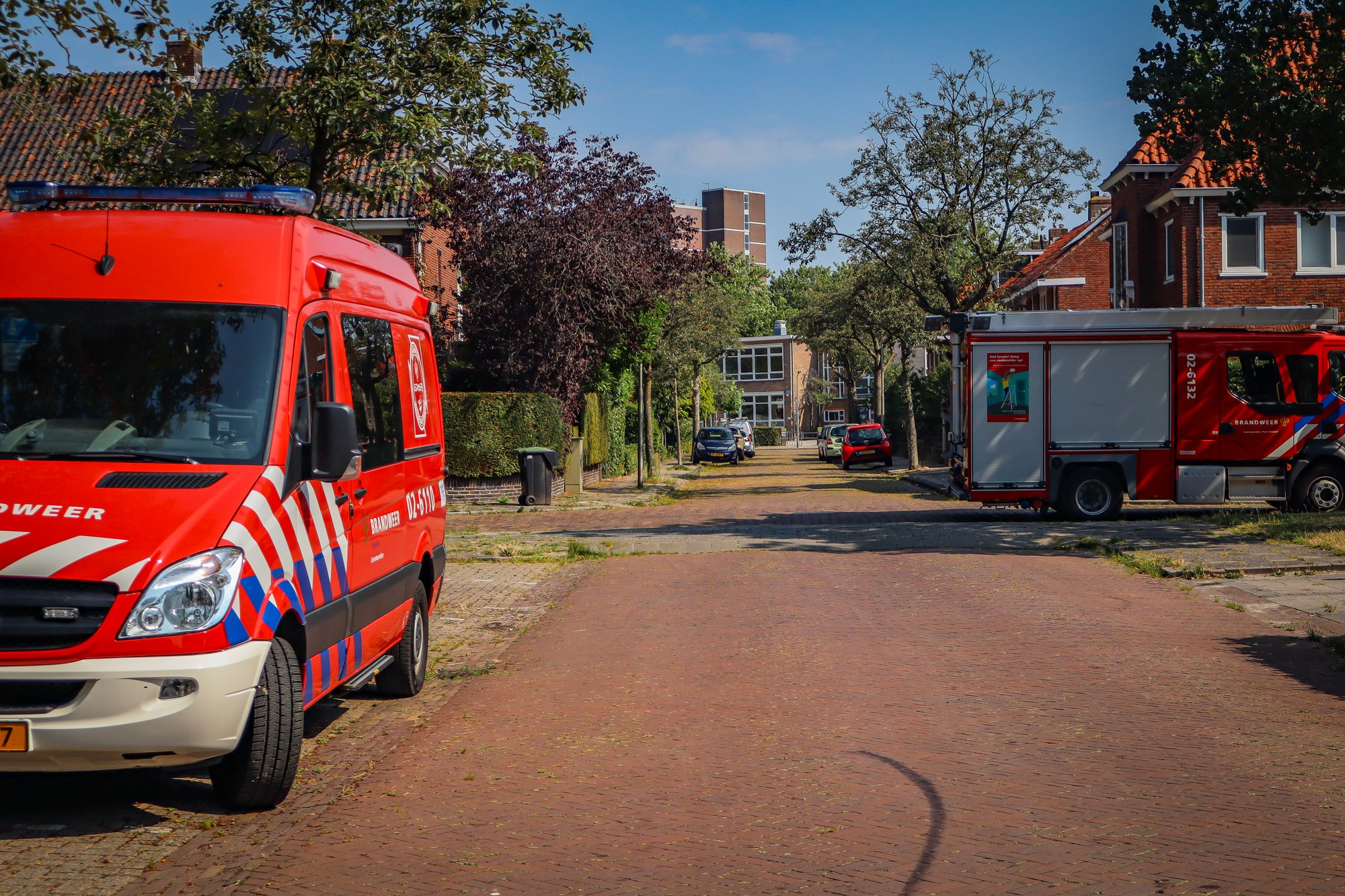 Rookmelder zorgt voor inzet brandweer bij CSG Comenius College in Leeuwarden