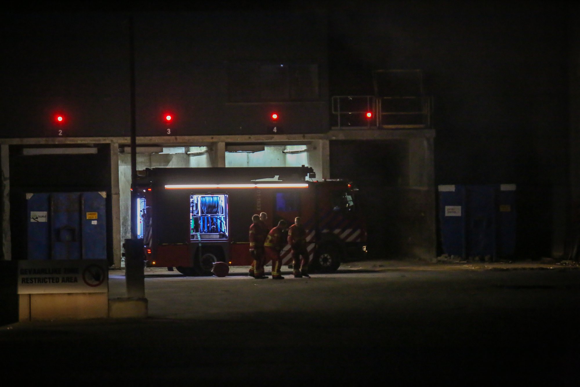 brand bij PreZero in Groningen
